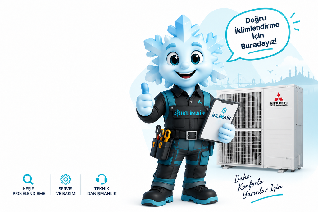 VRF klima İstanbul teknik servis ve keşif hizmetleri - İklimair