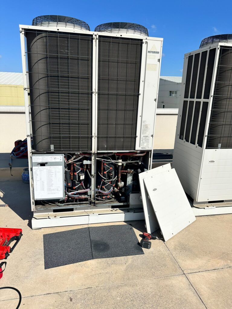 Mitsubishi Heavy Industries VRF dış ünite teknik servis ve bakım çalışması - İklimair İstanbul